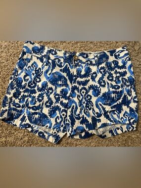Lilly Pulitzer Navy Beach Bathers Women’s 8 The Callahan Short Shorts